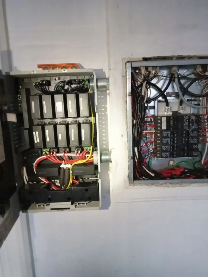 Electrical panel upgrade completed for Ring Doorbell Installation in Lake Arbor